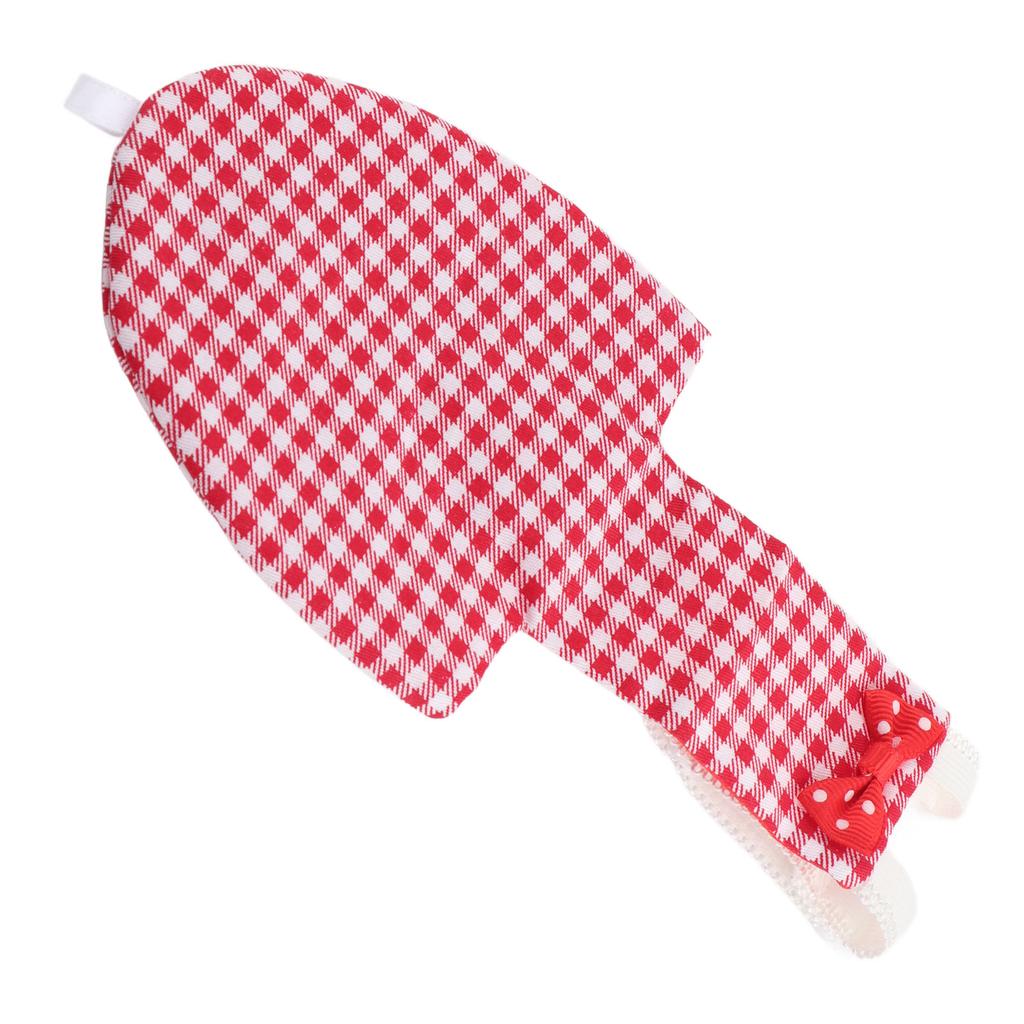 Подгузник для птиц Регулируемый Красный клетчатый узор Костюм пилота для попугаев Ара Волнистые попугайчики ПопугайчикL Красная клетка