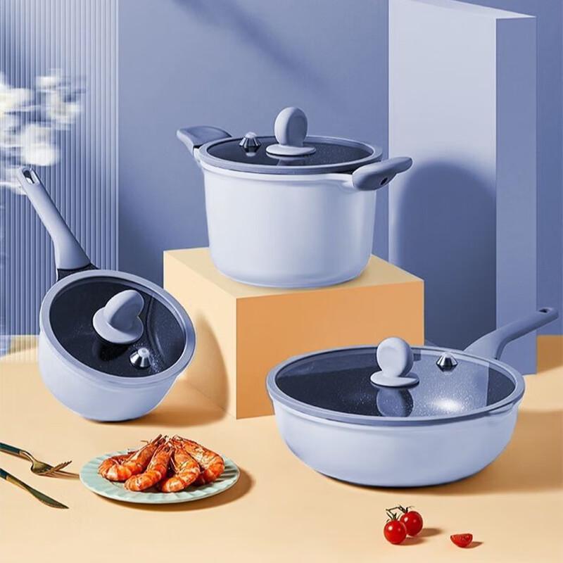 Чуй Да Хуан 30 см Маifan Stone Вок с микро-давлением, антипригарный