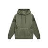 Li Ning Skateboard Series Color Block Loose Pullover Hoodie Unisex Hoodies Military-Green AWDT221-3