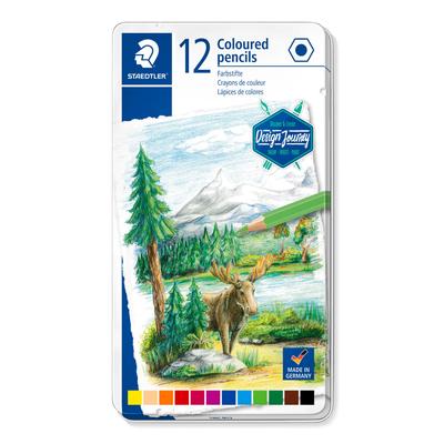 STAEDTLER Design Journey 146C M12 Цветные масляные карандаши, 12 цветов,