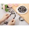 10/20/30 шт. смоляные черные европейские бусины с большими отверстиями для изготовления ювелирных изделий с большими отверстиями, бусины с большим расстоянием между отверстиями, кулоны, браслеты, ожерелья, ручка для поделок своими руками