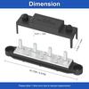 Улучшенная шина 250А блок распределения питания 5/16" (M8) 4-полюсная клеммная колодка с