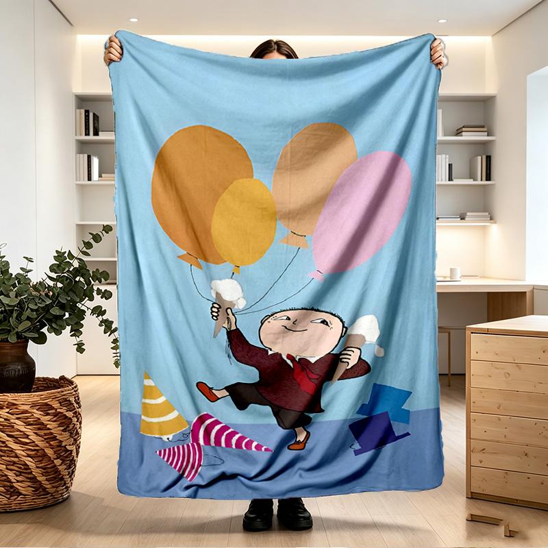 Alfons Aberg Print Blanket - Soft & Comfortable, for Bedroom, Travel, Sofa, Home Decoration - Birthday Christmas Gift for Friend