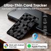 Dual System Smart Location Tag Wallet Tracker Card Compatible With Apple Find My Google Find Hub Rechargeable GPS Tracker 7