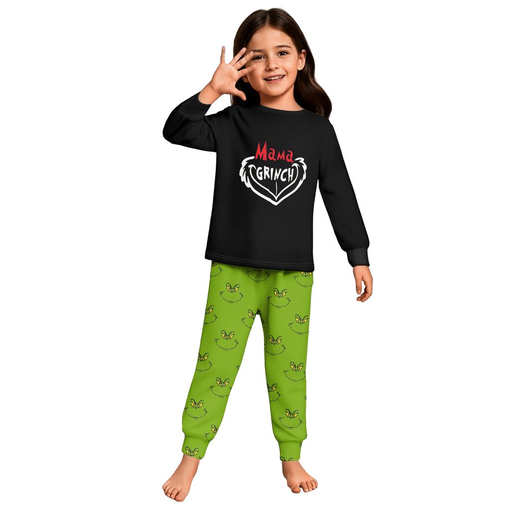 Children's Boys And Girls Thin Two-piece Long-sleeved Pants Two-piece
