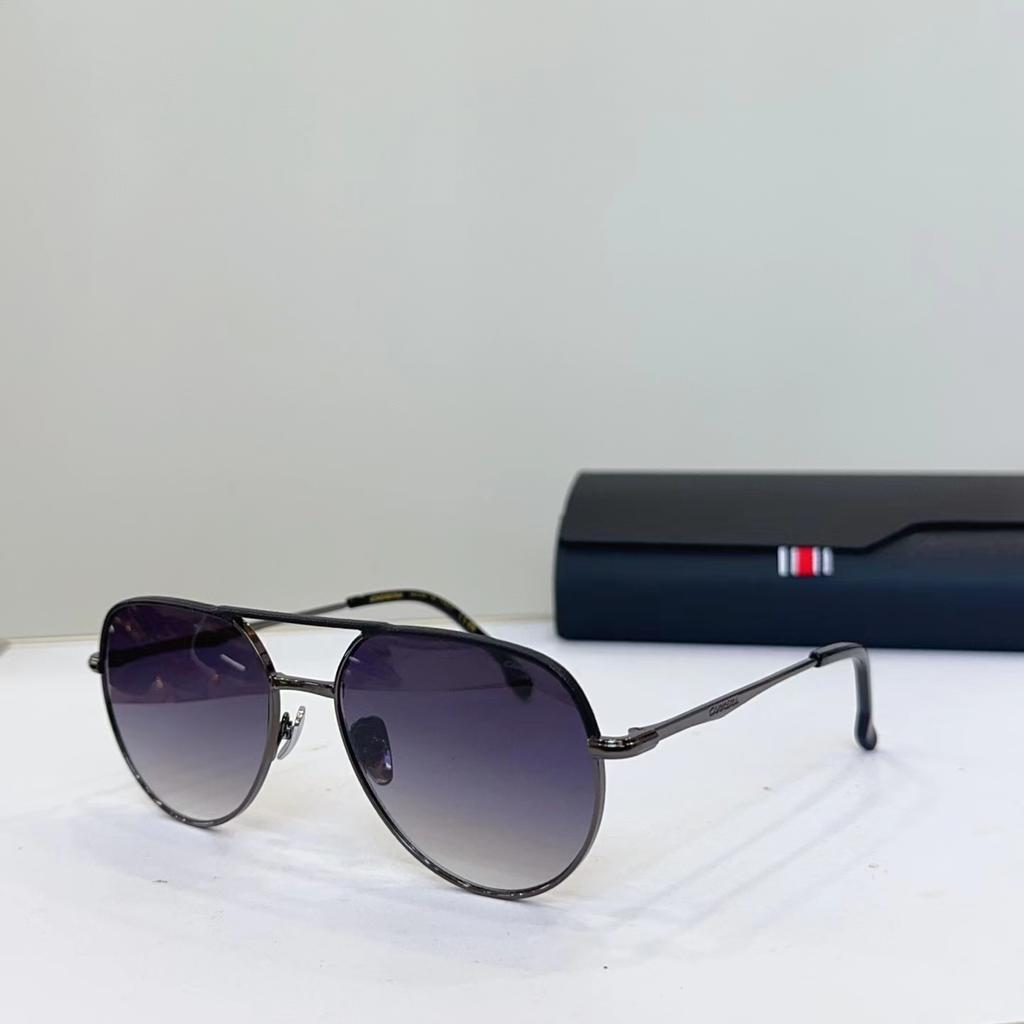 Солнцезащитные очки Carrera Quality с поляризацией Мужские в стиле ретро Металлические квадратные солнцезащитные очки для женщин Двойная переносица Для вождения Зеленые Черные Uv400