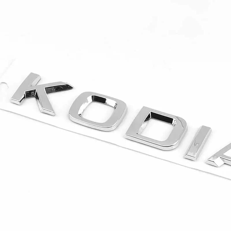 AEA1 For Skoda FABIA KAMIQ KAROQ KODIAQ OCTAVIA RAPID SUPERB YETI Car Trunk Letters Emblem Logo Sticker Front Rear Badge Accessories