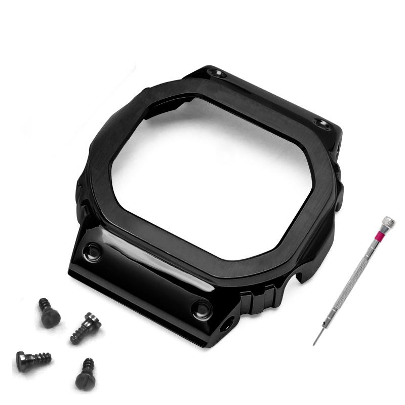 Ремешок для часов V4.0 из нержавеющей стали для casio g-shock DW-5600 DW5600 GW-B5600 DW-5030 GB-5600 GWX-5600, корпус ремешка для часов, стальной безель