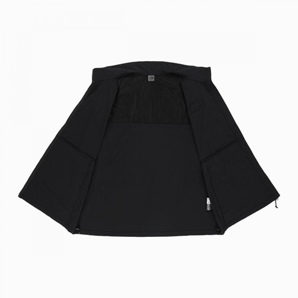 The North Face Men Icepulse Short Sleeve Zip Up Blk Nt7ks01j
