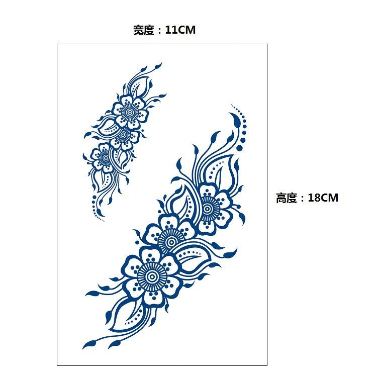 No Reflection, No Gradual Change, Xinyao Herbal Waterproof Tattoo Sticker, Male And Female Simulation Fixed Paper Sticker
