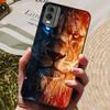 Чехол для Nokia C32 Силиконовый Расписной Мягкий Защитный Черный Coque для Nokia C32 Чехлы G 32 Бампер для NokiaC32 Милые Котики