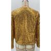 Women's Summer Colour Block Sequins Short Casual Jacket