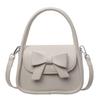 Portable Small Bag Fashion Women's Bag New Bow Small Square Bag Shoulder Messenger Bag