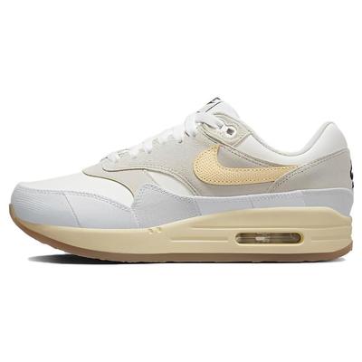 Air Max 1 87 Crepe - Light Bone Женские кроссовки кремовые бледно-ванильные с парусом FJ4735-001