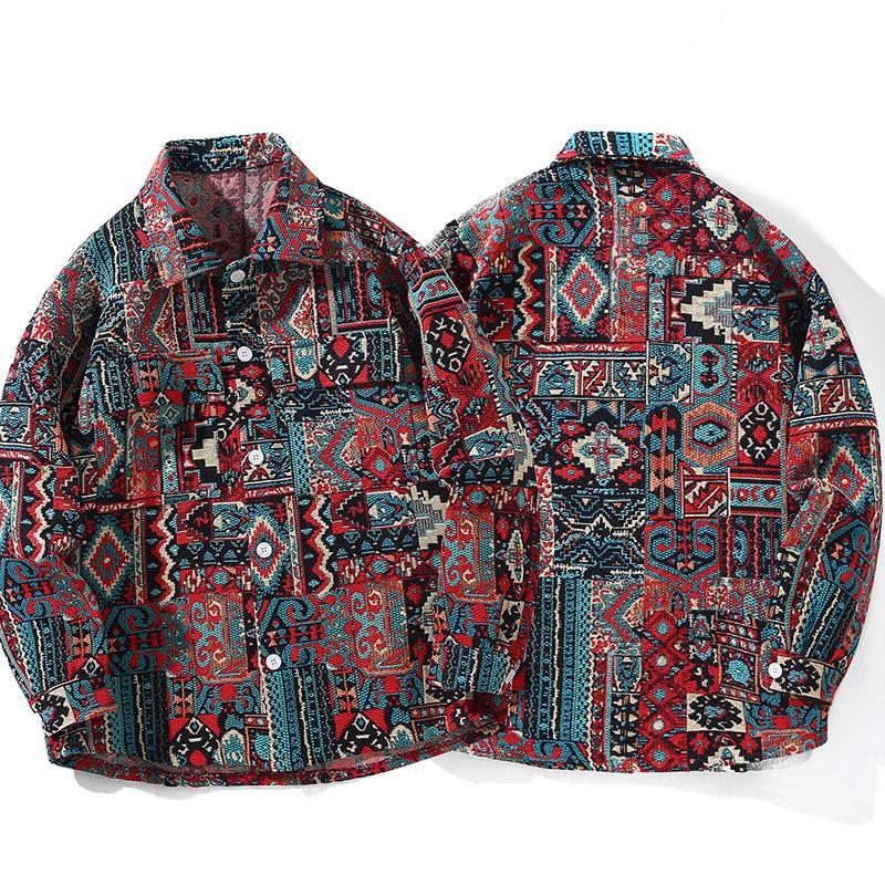 4XL-11XL Мужская куртка больших размеров Весна и осень Мужская однобортная куртка с лацканами и длинными рукавами в этническом стиле