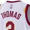 Nike Баскетбольная майка Cavaliers Isaiah Thomas Letter Logo Print для мужчин, белая 864409-105
