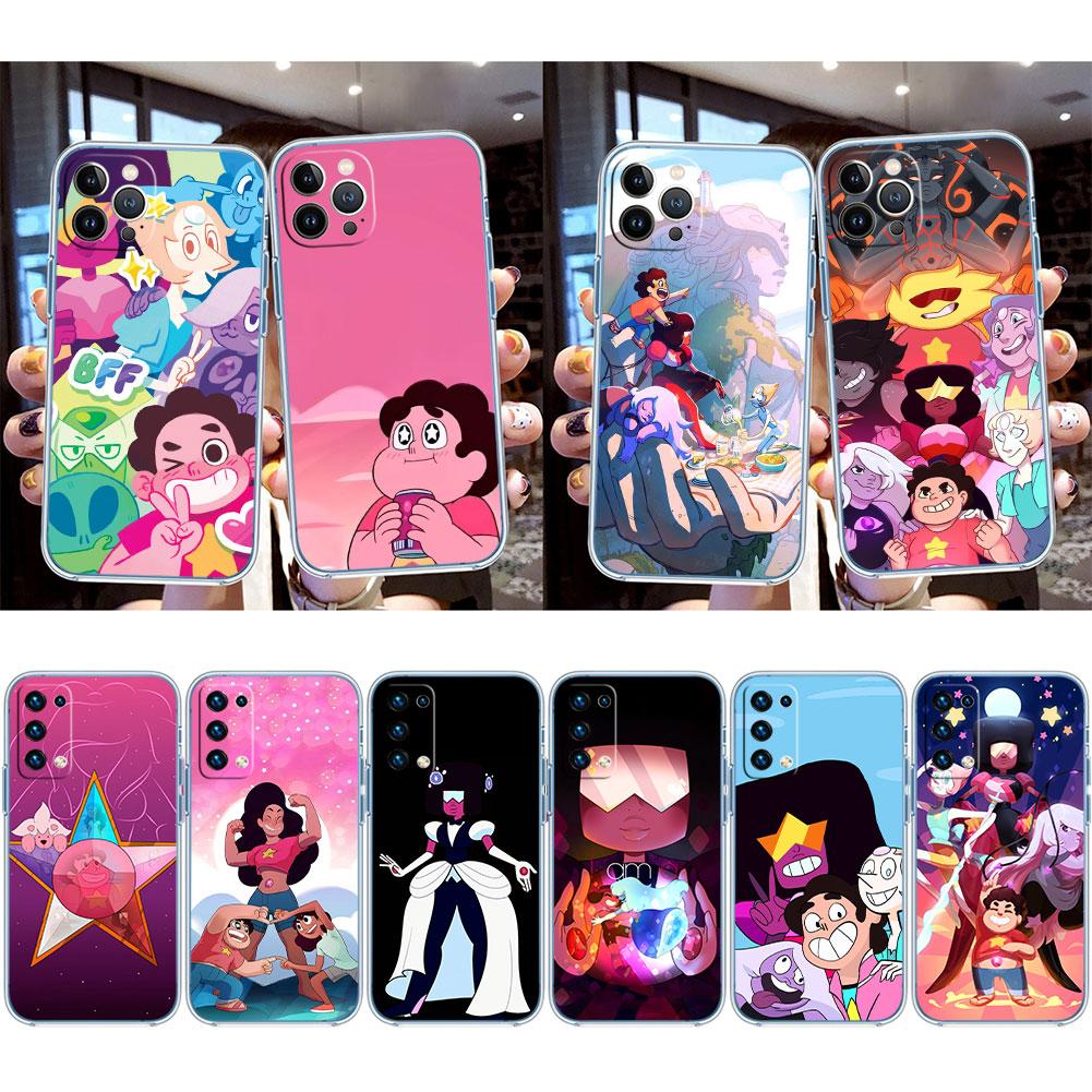 IK59 S-Steven U-Universe Transparent Phone Case for Motorola Moto G7 G8 G9 G84 G85 G73 G24 G15 Z2 Play Power Plus