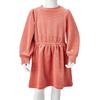 Kids dress with long sleeves medium pink size 92