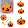 Adorable Reversible Pumpkin Plush Toy Perfect Halloween Gift Customizable Doll