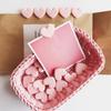 6 Pcs Cute Plastic Pink Love Heart Planner Paper Clip Bookmark Kawaii School Stationery New Office Gadgets Desk Accessories