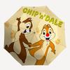 Chip 'n' Dale, Squirrels Themed Automatic Opening and Closing Umbrella, Brightly Colored 8-rib Portable Umbrella, Suitable for Men and Women, A Perfec