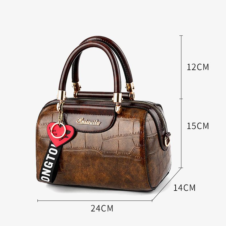 Женские винтажные сумки через плечо из искусственной кожи Маленькие сумки Tote Clutch