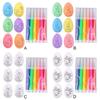 Easter Eggs Painting Kit for DIY Design for Girls and Boys Easter Egg Coloring Craft Kit DIY Easter Toy for Easter Theme Party