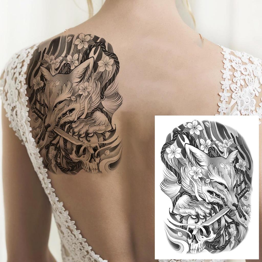 Временная татуировка в виде совы, леса, для мужчин, женщин, детей, мальчиков, льва, поддельные татуировки монстра, наклейка, компас, черная переноса воды, татуировки, рука