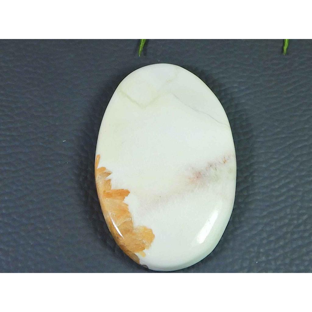 Natural Pink Scolocite Oval Shape Cabcohon Loose Gemstone 97Cts. 32X53X7MM SK-3526