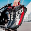 Мотоциклетные ботинки оригинального дизайна Botas Moto из микрофибры, кожаные мотокроссовые ботинки для гонок по бездорожью, мужская обувь для езды на мотоцикле