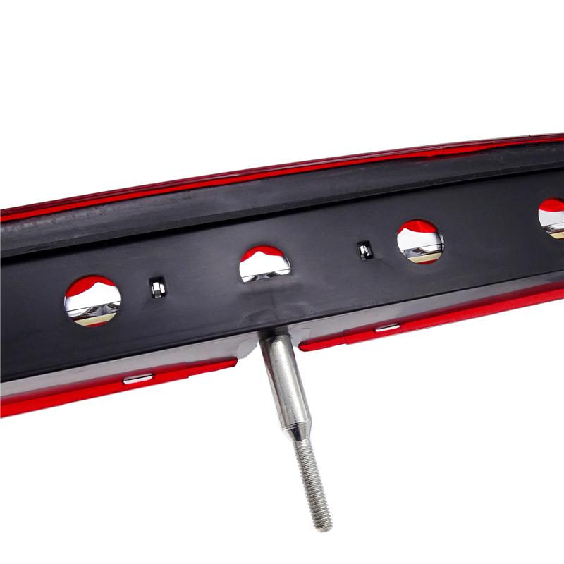 1 шт. белый/красный автомобиль, третий хвост, задний стоп-сигнал, светодиодная сигнальная лампа, подходит для оригинальных автомобильных ламп багажника для BMW Z4 E85 03-08