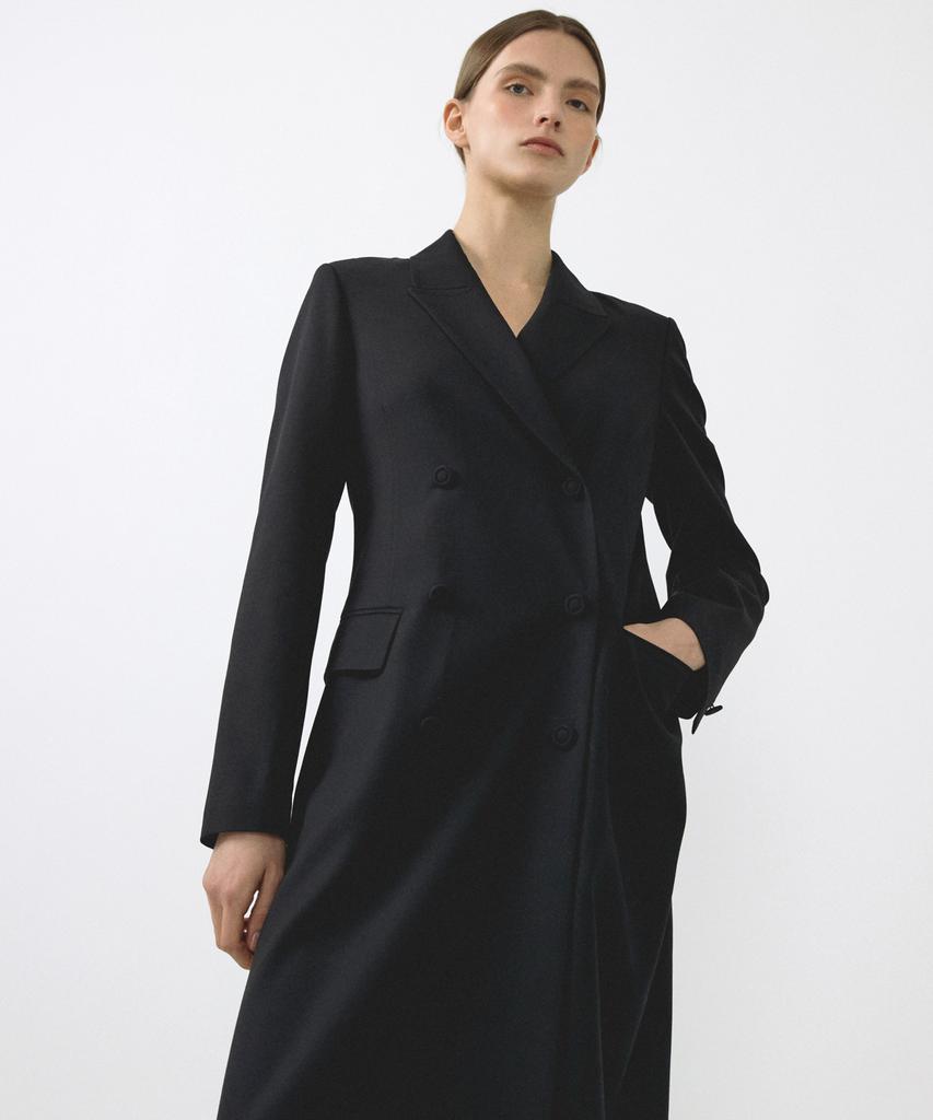 OCTETTE Summer-Wool Tailored Coat_2Color
