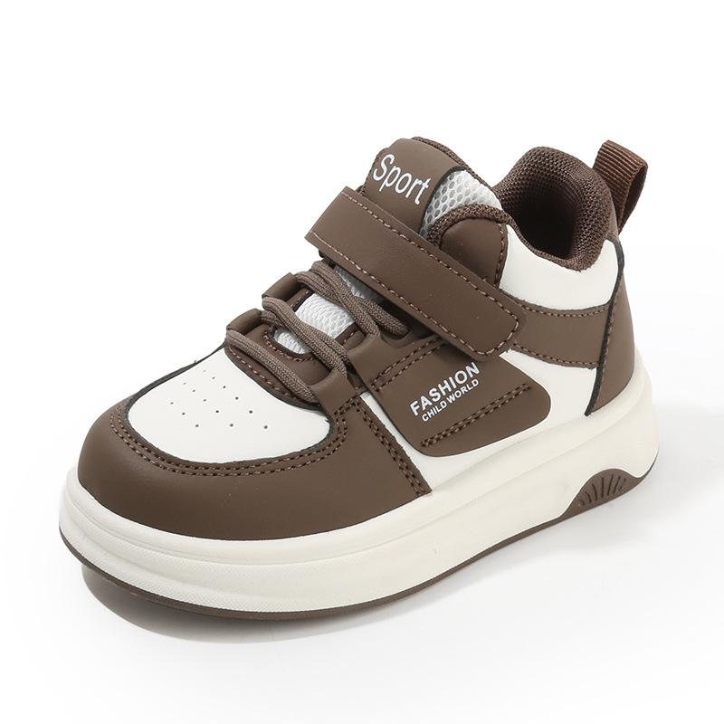 Детская спортивная обувь 2025 весна и осень новая обувь для девочек маленькие белые туфли высокие кеды для мальчиков повседневная обувь на доске мягкая подошва детская обувь список