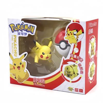 Покемон Покебол Пикачу Pikachu Electric Pokemon GO шар с фигуркой-трансформером