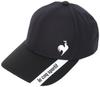 Coq Sportif Rain Water Rainy Weather Rain Golf QGBXJC30 BK00 [Le Golf] Cap, Resistant, Breathable, Stretch, Hat, Cover, Men's (Black)