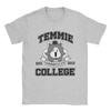 Футболка Temmie College Undertale для мужчин, чистая, для досуга, с круглым вырезом, игровая, с коротким рукавом, одежда для взрослых