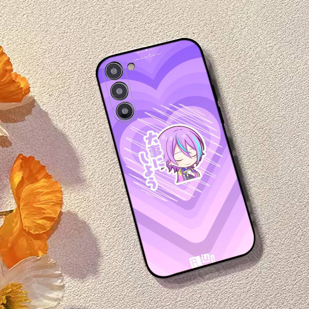 Rui Kamishiro Game Project Sekai Чехол для телефона Samsung Galaxy A73, A72, A71, A70, A53, A52, A51, Другие Мягкий Черный Чехол