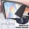 1/4 шт. солнцезащитные шторы на окна автомобиля, магнитные детские шторы на заднее окно для защиты от ультрафиолета, дышащая сетка, солнцезащитные шторы, складные шторы для большинства транспортных средств