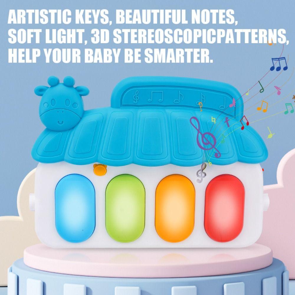 Music Rack Newborn Activity Gym Toy Early Education Infant Crawling Blanket Pedal Gifts