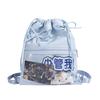 Bowknot Backpack Lightweight Solid Color Itabag Bucket Bag Fashion Casual Gift