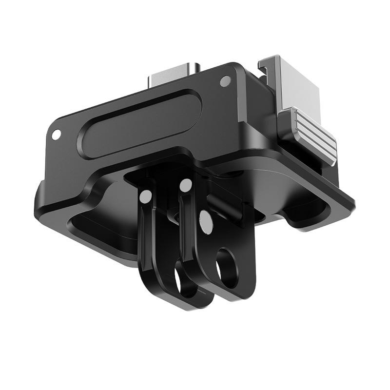 Applicable To DJI OSMO POCKET3 Charging Adapter Base 1/4 Thread Magnetic Fixing Seat Dual Interface Accessories