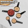 10Pcs Measuring Spoon Comfortable Grip Multifunctional Measuring Cup Easy To Clean