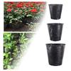 100 шт. мягкие пластиковые кашпо для рассады чаши питомник дышащие горшки мешок для выращивания цветов инструменты для садоводства и овощей аксессуары