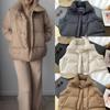 Women Autumn Winter Soild Color Thicken Outwear Cotton Padded Stand Collar Sleeveless Warm Jacket Coat Vest