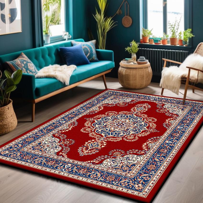 Богемный роскошный ковер для гостиной, противоскользящий коврик для лаунжа, мягкий складной коврик для журнальных столиков, легкая чистка, большой размер, настраиваемый