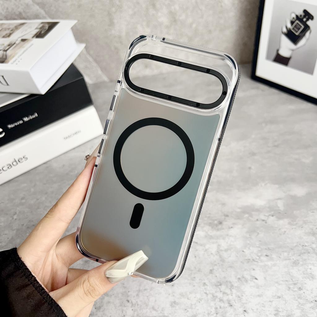 Сверхпрочный противоударный и противоскользящий чехол для Google Pixel 9 10 Pro XL, магнитная крышка, нанопокрытие, защита от окисления и градиентный цвет