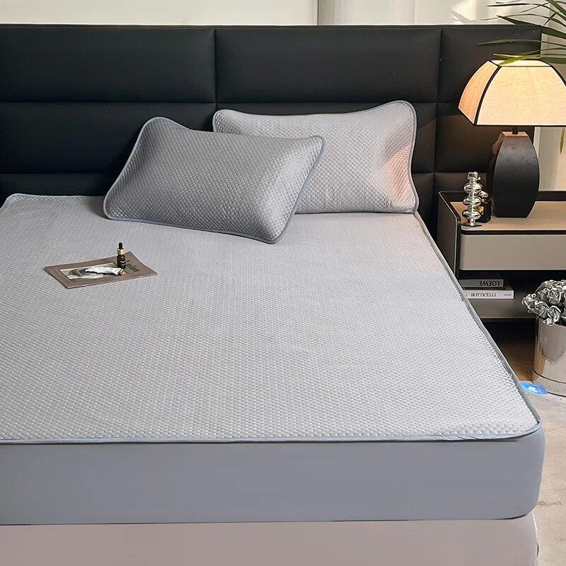 Охлаждающий наматрасник, протектор, ультразвуковая технология, стеганый наматрасник, наволочка, дышащий прохладный коврик, простыня