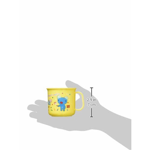 Komori Resin Cup Penelope Heat-Resistant Cup, Yellow, 200ml, Microwave Safe, Made In Japan