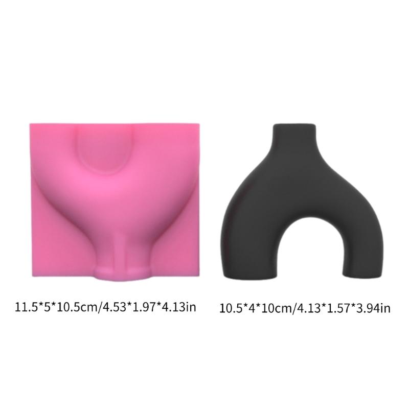 Уникальные формы из смолы, силиконовые формы для рукоделия, уникальные формы для ваз, держатели ручек, формы для банок для ювелирных изделий, силиконовые формы