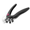 Adjustable Acrylic Nail Clippers with Sizer Professional Salon Stainless Steel Nail Tips Cutter Trimmer Black